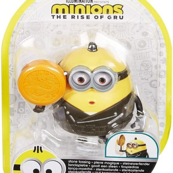 Minions The Rise Of Gru Movie 2019 Stone Tossing Otto  Mattel NEW! - Picture 1 of 4